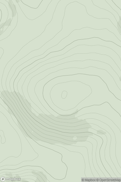 Thumbnail image for Cape Law showing contour plot for surrounding peak