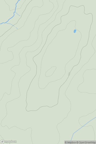 Thumbnail image for Kilndown Hill showing contour plot for surrounding peak