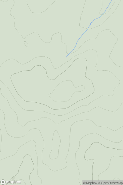 Thumbnail image for Silver Hill showing contour plot for surrounding peak