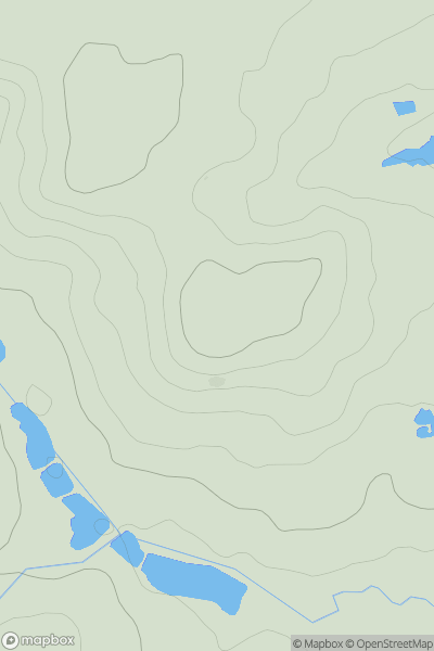 Thumbnail image for Elphicks Hill showing contour plot for surrounding peak