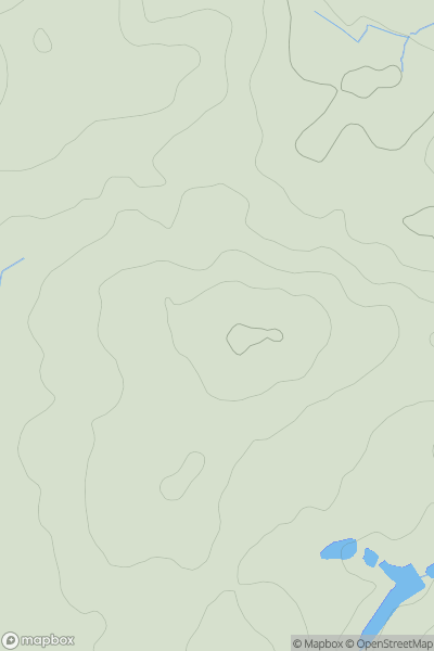 Thumbnail image for Foxridge showing contour plot for surrounding peak