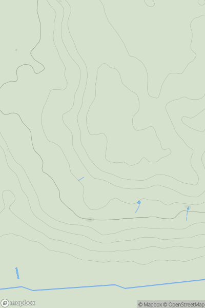 Thumbnail image for Blackhouse Hill showing contour plot for surrounding peak