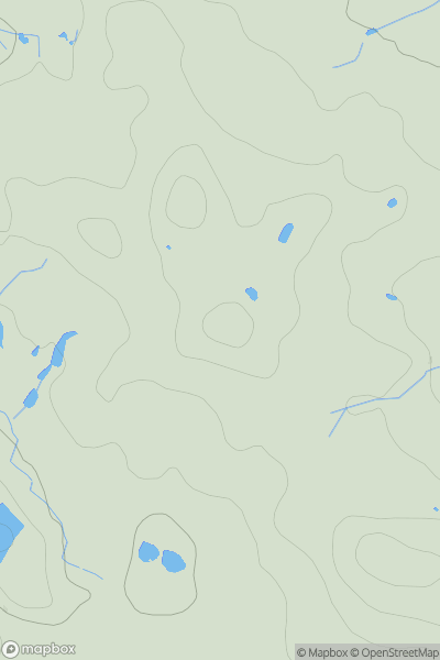 Thumbnail image for Longbury Hill showing contour plot for surrounding peak