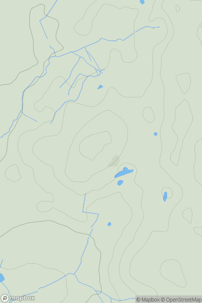 Thumbnail image for Dunwood Fort showing contour plot for surrounding peak
