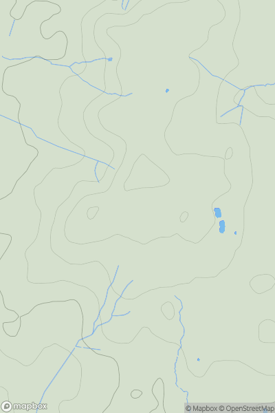 Thumbnail image for Cadbury Hill showing contour plot for surrounding peak