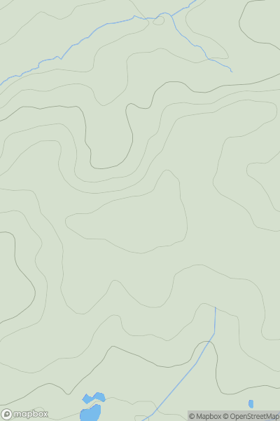 Thumbnail image for Standard Hill showing contour plot for surrounding peak