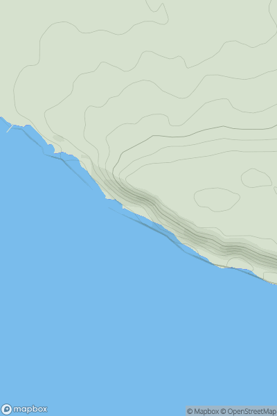 Thumbnail image for Seaford Head showing contour plot for surrounding peak