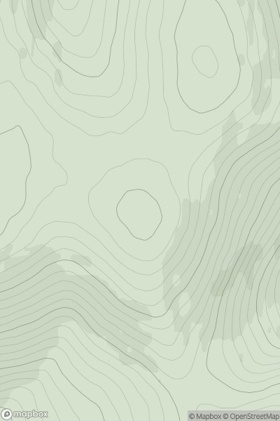 Thumbnail image for Long Grain Knowe showing contour plot for surrounding peak