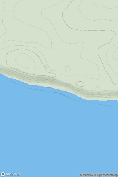 Thumbnail image for Belle Tout showing contour plot for surrounding peak
