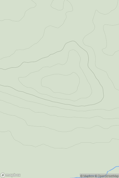 Thumbnail image for Highdown Hill showing contour plot for surrounding peak