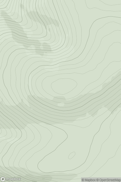 Thumbnail image for Garelet Dod showing contour plot for surrounding peak