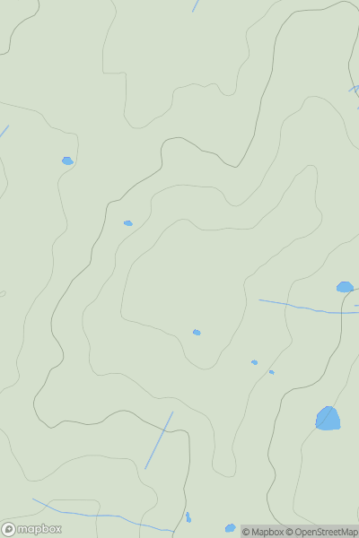 Thumbnail image for Kemphill showing contour plot for surrounding peak