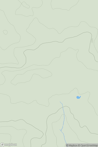 Thumbnail image for Morebread Hill showing contour plot for surrounding peak