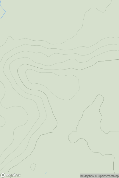 Thumbnail image for Northward Hill showing contour plot for surrounding peak