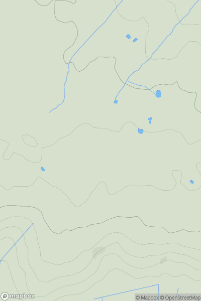 Thumbnail image for Stocks Hill showing contour plot for surrounding peak