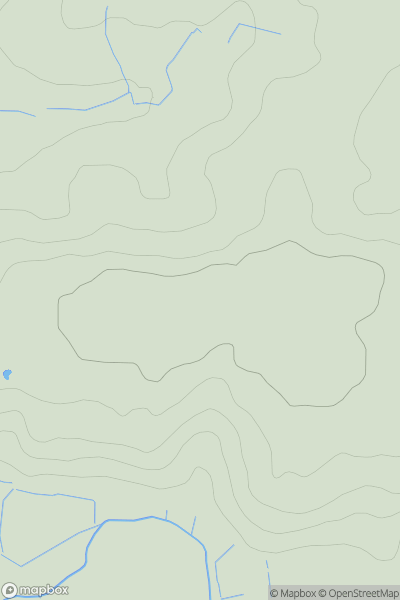 Thumbnail image for Leasam Hill showing contour plot for surrounding peak