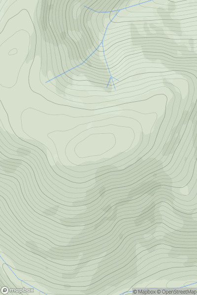 Thumbnail image for Chapelgill Hill showing contour plot for surrounding peak