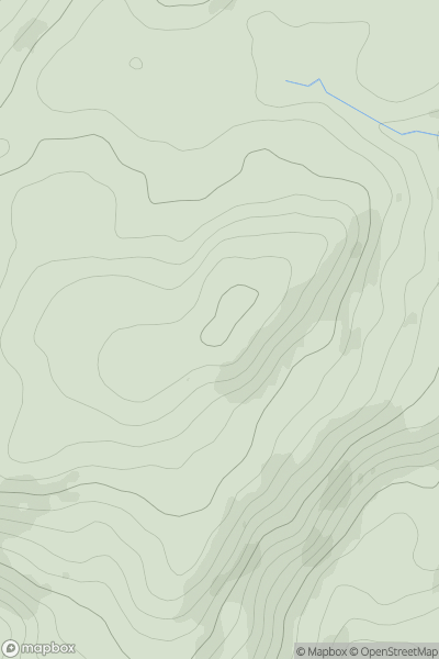 Thumbnail image for Fell of Talnotry showing contour plot for surrounding peak