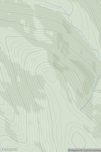 Thumbnail image for Great Knock showing contour plot for surrounding peak