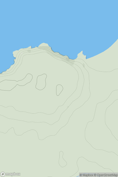 Thumbnail image for Broughton Burrows showing contour plot for surrounding peak