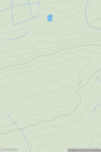 Thumbnail image for Tycribwr Hill showing contour plot for surrounding peak