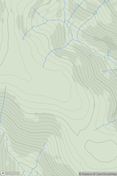 Thumbnail image for Tods Knowe showing contour plot for surrounding peak