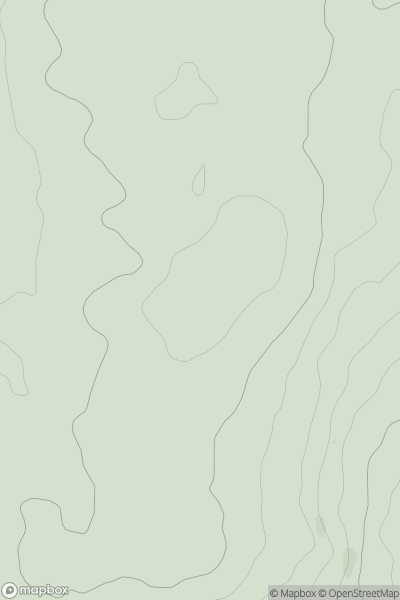 Thumbnail image for Mynydd Cadle Common showing contour plot for surrounding peak