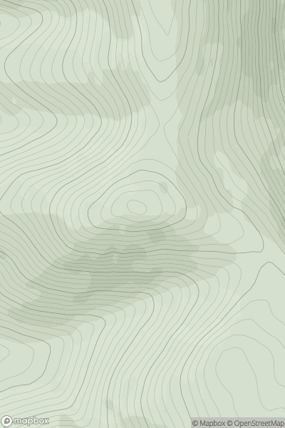 Thumbnail image for Erie Hill showing contour plot for surrounding peak