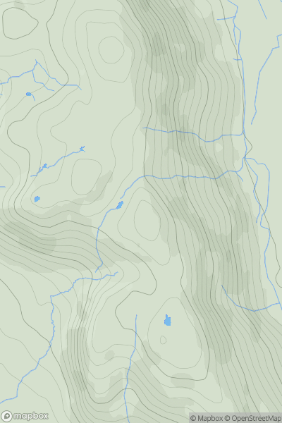 Thumbnail image for High Rigg SE Top showing contour plot for surrounding peak