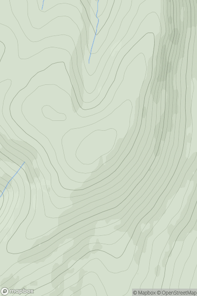 Thumbnail image for Loch Fell showing contour plot for surrounding peak