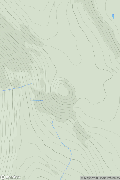 Thumbnail image for Tylorstown Tip showing contour plot for surrounding peak