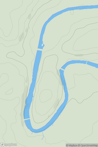 Thumbnail image for Durham Castle showing contour plot for surrounding peak
