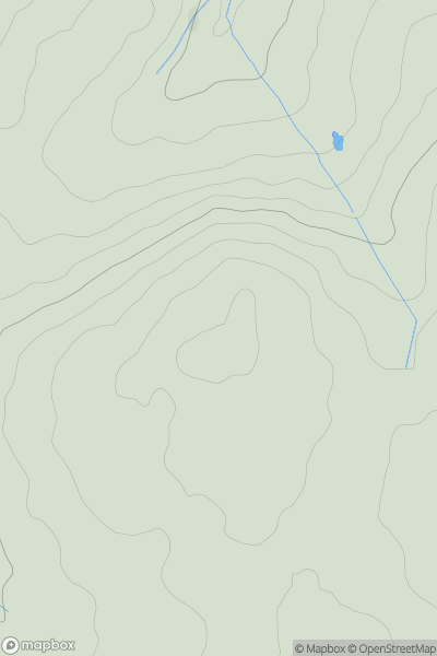 Thumbnail image for Penventon Hill showing contour plot for surrounding peak