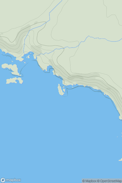 Thumbnail image for Lion Rock showing contour plot for surrounding peak