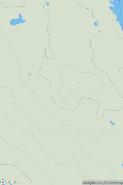 Thumbnail image for Roscoe Lowe Hill showing contour plot for surrounding peak