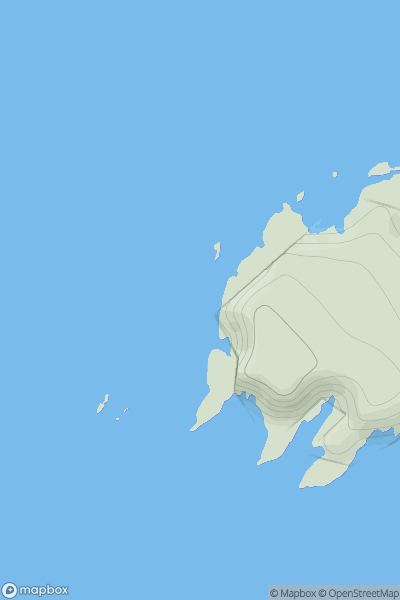 Thumbnail image for Dorra Stack showing contour plot for surrounding peak