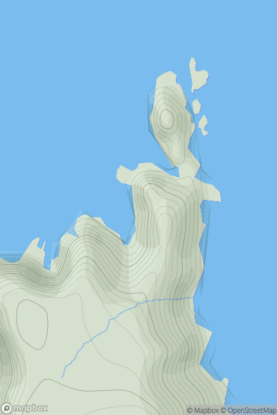 Thumbnail image for Ruska Kame showing contour plot for surrounding peak