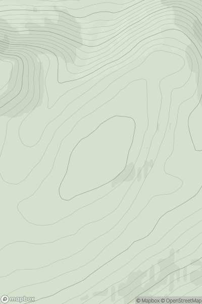 Thumbnail image for Carn na h-Ulach showing contour plot for surrounding peak