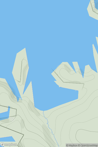 Thumbnail image for Tame Holm showing contour plot for surrounding peak