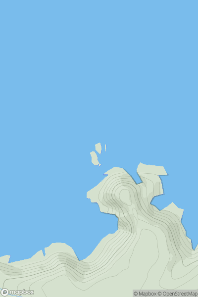 Thumbnail image for The Sisters North showing contour plot for surrounding peak