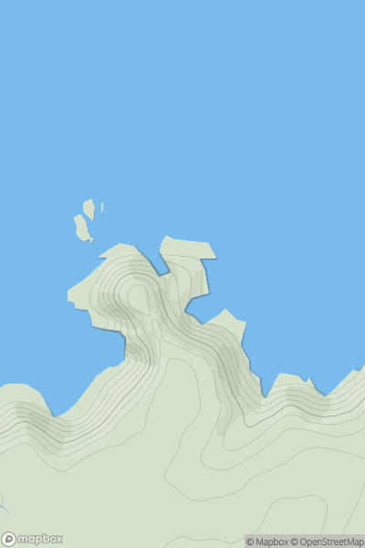 Thumbnail image for Lye Rock showing contour plot for surrounding peak