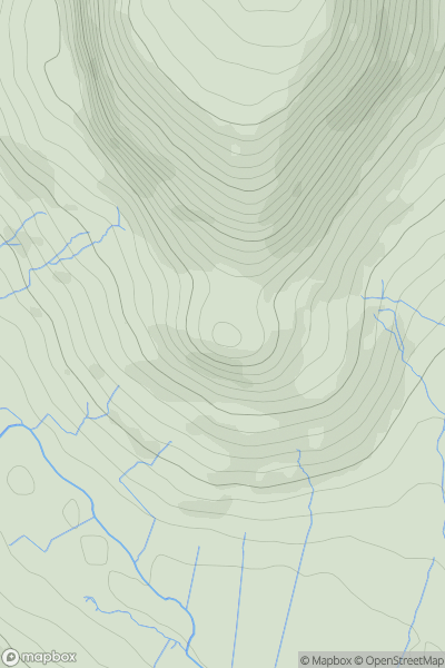 Thumbnail image for Graig showing contour plot for surrounding peak