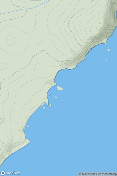 Thumbnail image for Hern Point Rock showing contour plot for surrounding peak