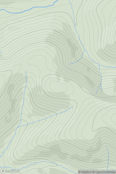 Thumbnail image for Peat Rigg showing contour plot for surrounding peak