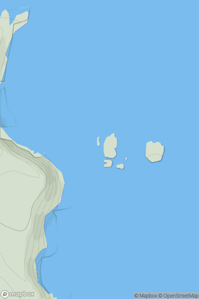 Thumbnail image for Clach Bheag na Faraid showing contour plot for surrounding peak
