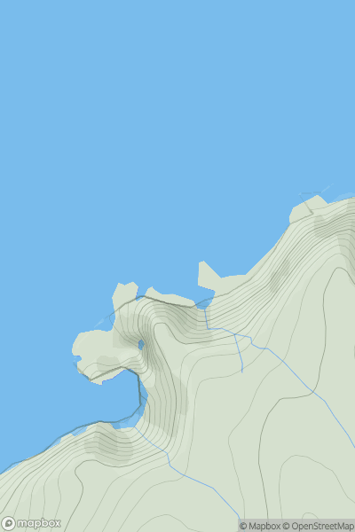 Thumbnail image for Stacan Bana West showing contour plot for surrounding peak