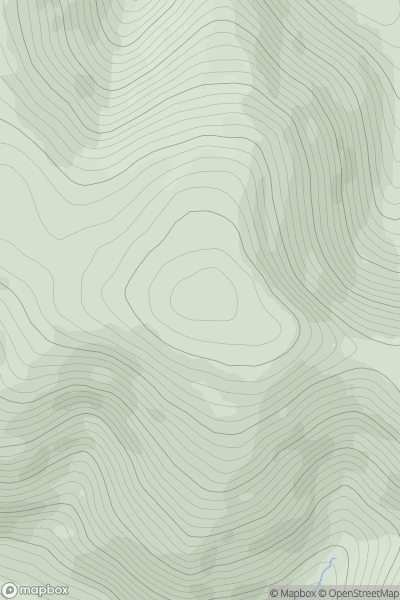 Thumbnail image for Stob Law showing contour plot for surrounding peak