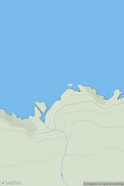 Thumbnail image for Middle Clett showing contour plot for surrounding peak