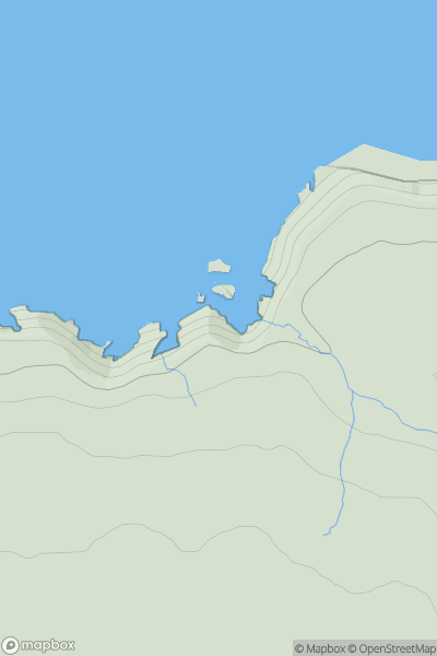 Thumbnail image for Easter Clett showing contour plot for surrounding peak