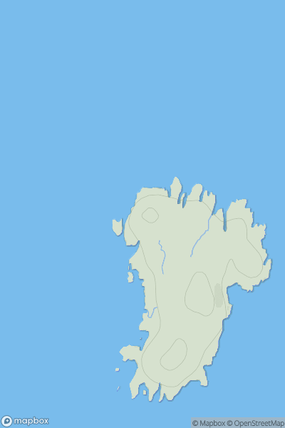 Thumbnail image for Glas-leac Mor showing contour plot for surrounding peak